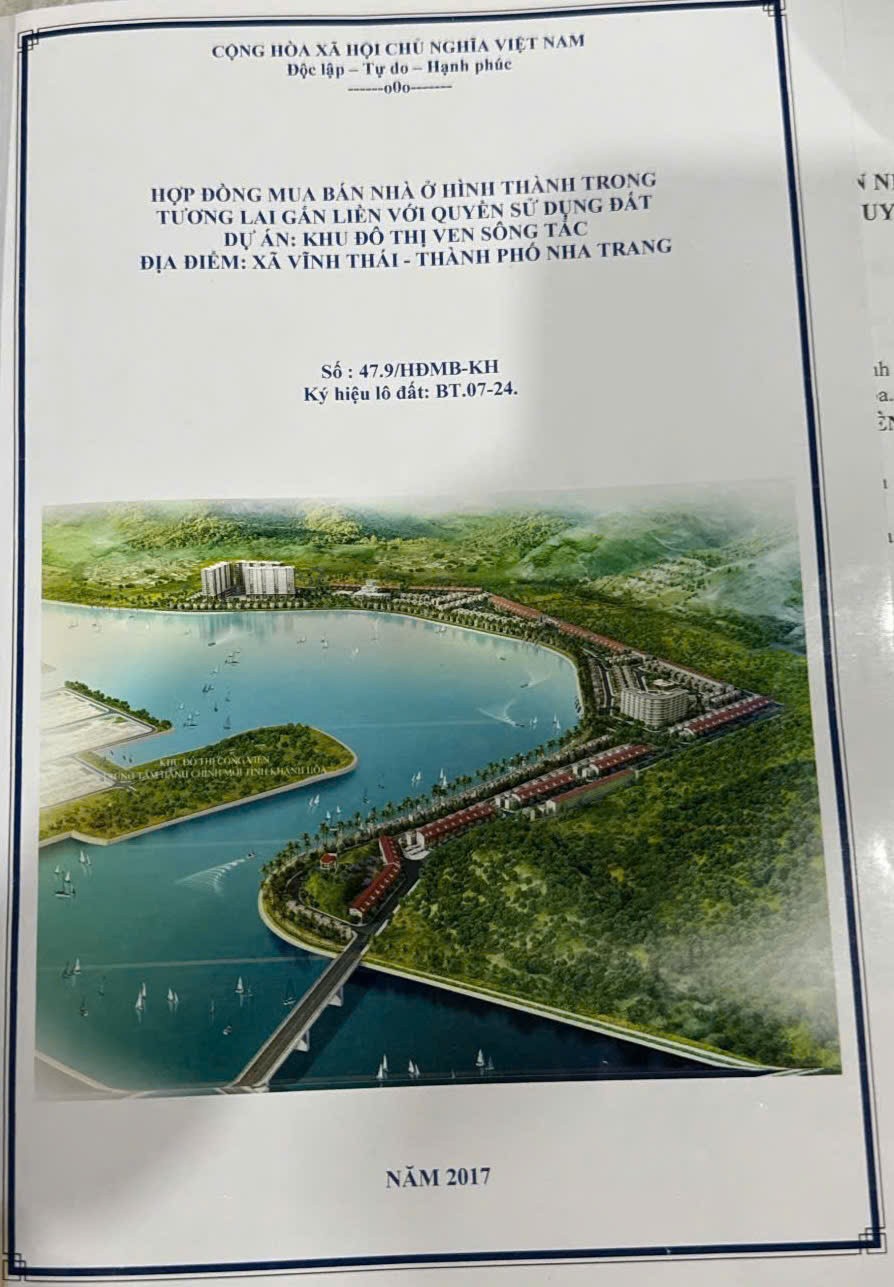 BÁN LÔ BIỆT THỰ SÔNG TẮC, VĨNH THÁI, NHA TRANG..