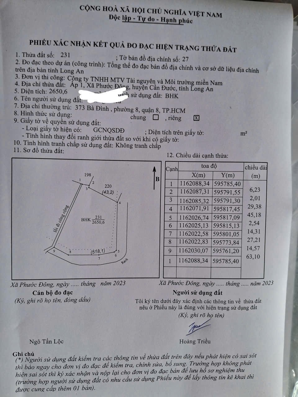 Nhà vườn nghỉ dưỡng 3000m2 mt xe hơi xã Phước Đông bán gấp 2 tỏi 5 7