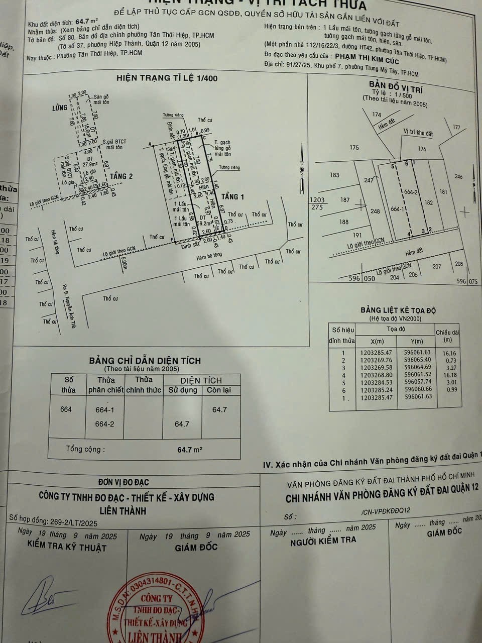 BÁN CẶP ĐẤT ĐẸP TRẦN THỊ HÈ, HIỆP THÀNH, Q12 – FULL THỔ – GIÁ CHỈ 4.2 TỶ/LÔ 4
