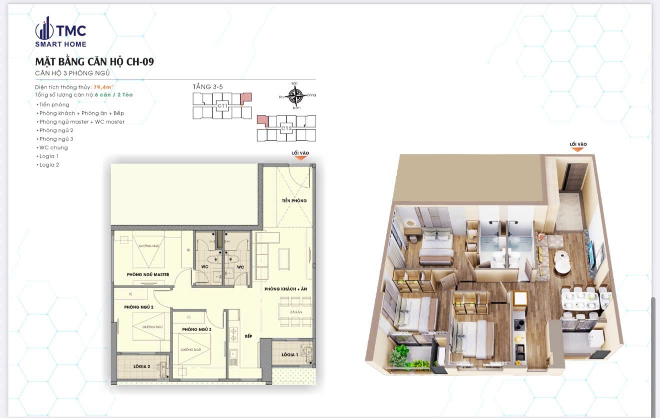 Cần bán Căn hộ chung cư Phường Xuân Đỉnh, Bắc Từ Liêm, Diện tích 79m², Giá Thương lượng 8
