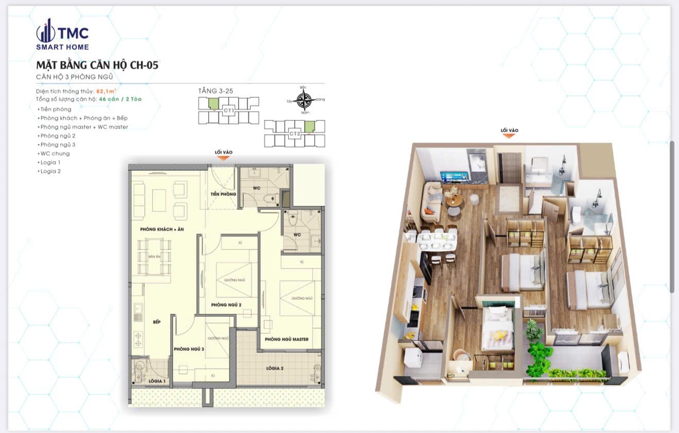 Cần bán Căn hộ chung cư Phường Xuân Đỉnh, Bắc Từ Liêm, Diện tích 79m², Giá Thương lượng 9