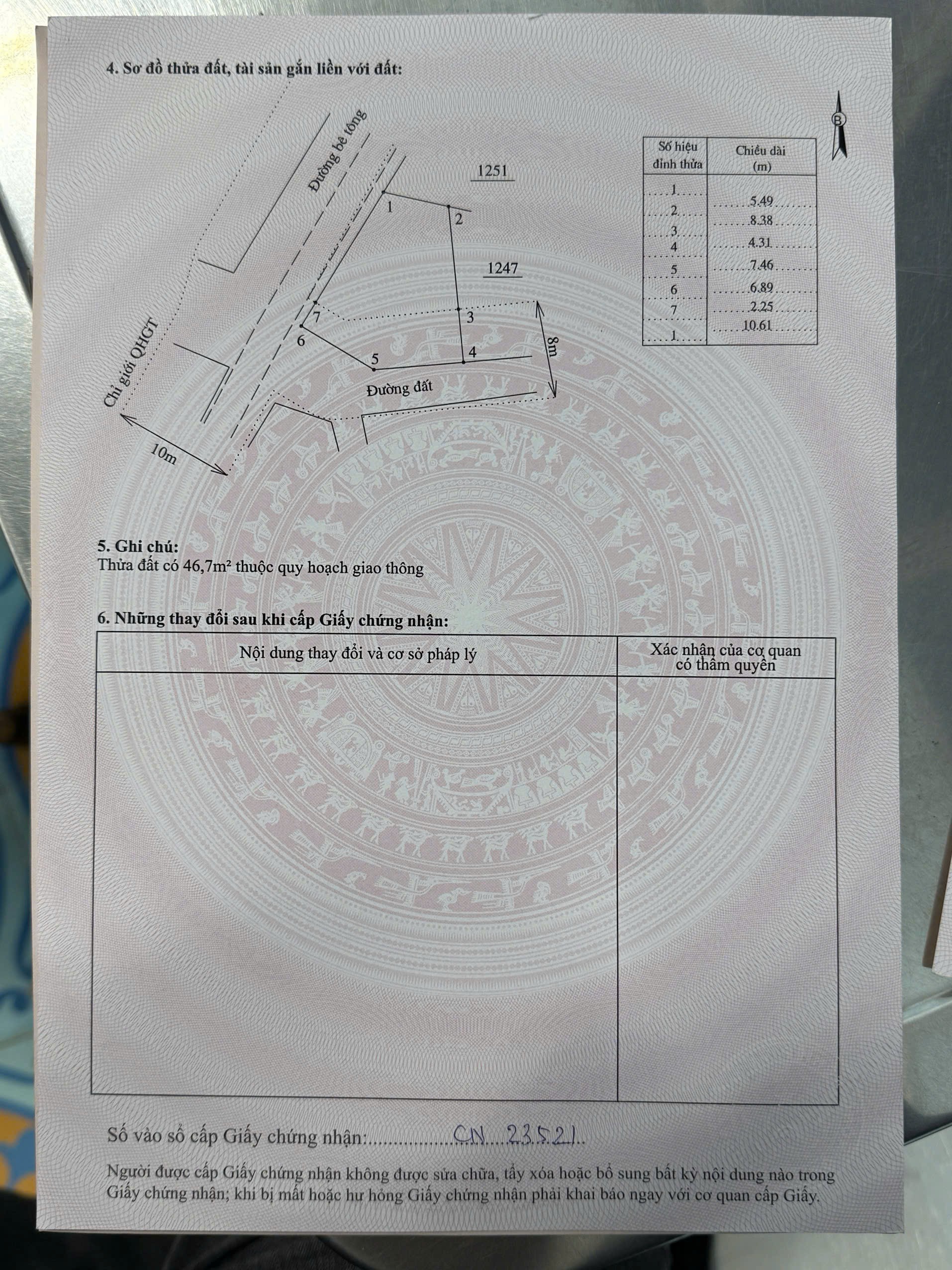 Cần bán Đất đường Quốc lộ 1A, Xã Ninh Bình, Diện tích 87m², Giá 550 Triệu 4