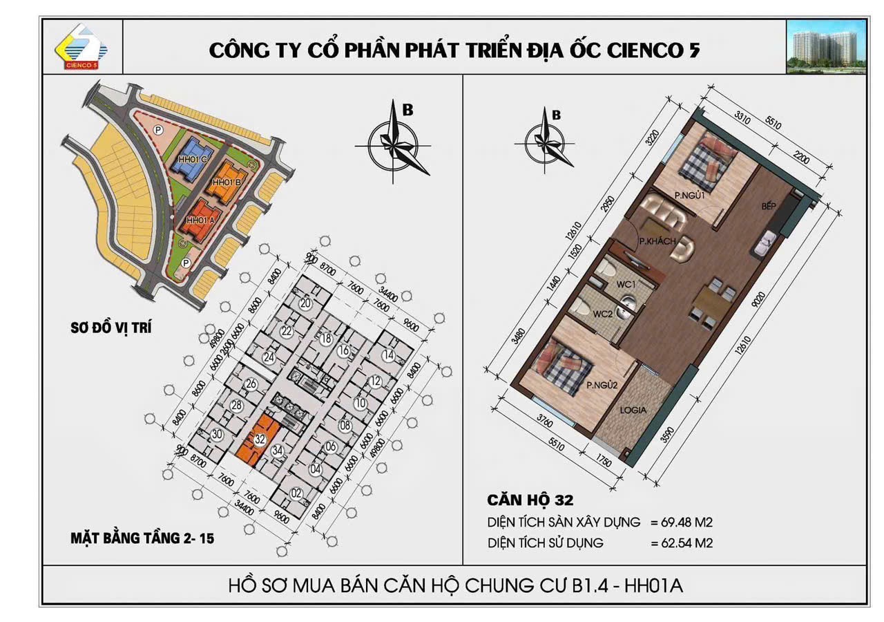 CHÍNH CHỦ GỬI BÁN CĂN HỘ 70M2 KHU 3 TÒA B1.4.THANH HÀ- HÀ ĐÔNG 2