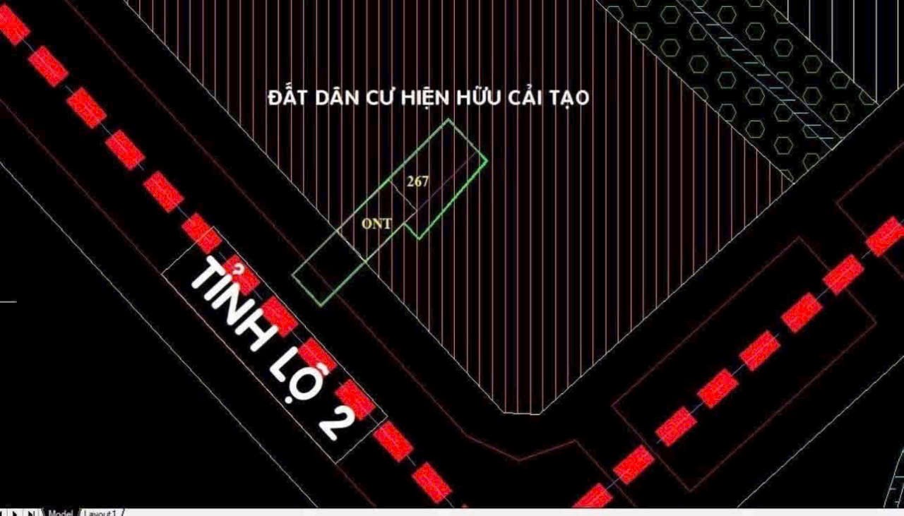 Đất mặt tiền Tỉnh lộ 2, xã Phước Vĩnh An , vị trí kinh doanh thuận lợi tổng dt 400m2 giá 7 tỷ 4