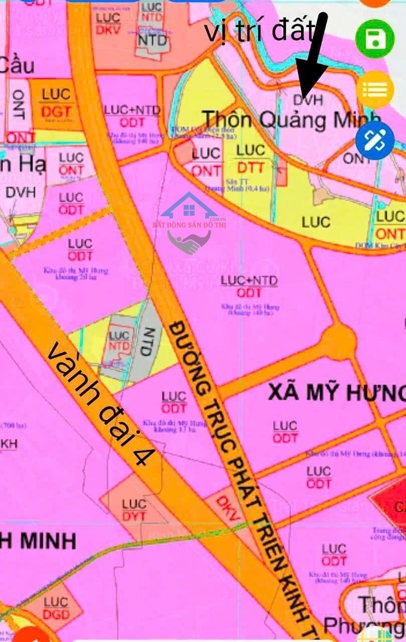 Cần bán Đất Xã Mỹ Hưng, Thanh Oai, Diện tích 42m², Giá Thương lượng 3