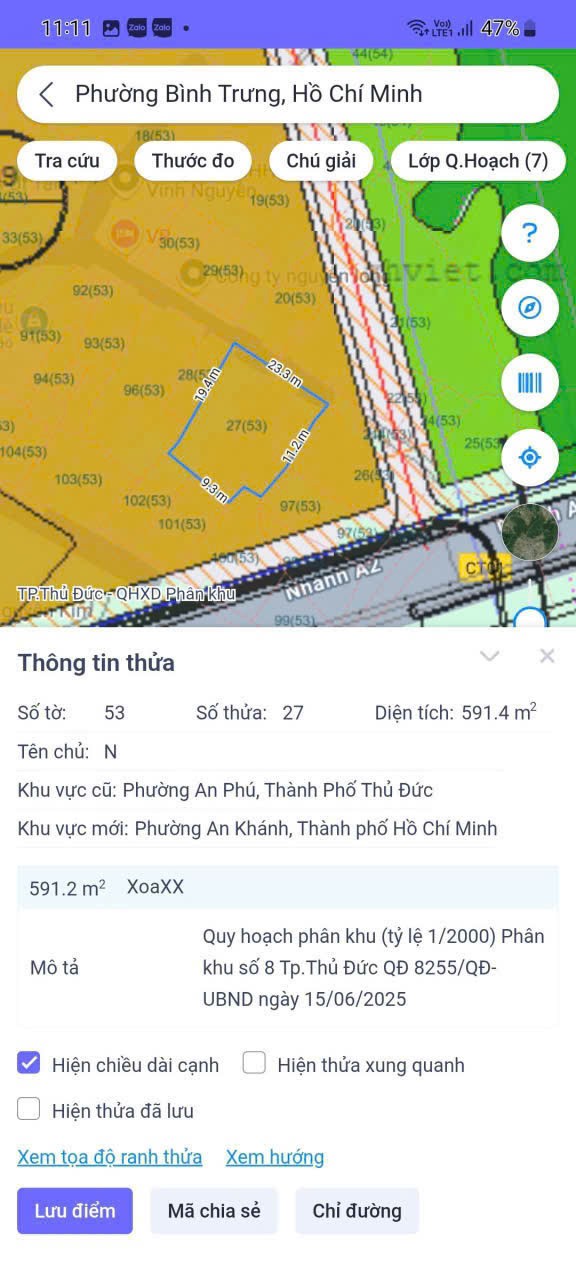 Cần bán Đất Phường An Phú, Quận 2, Diện tích 576m², Giá 21 Tỷ 2