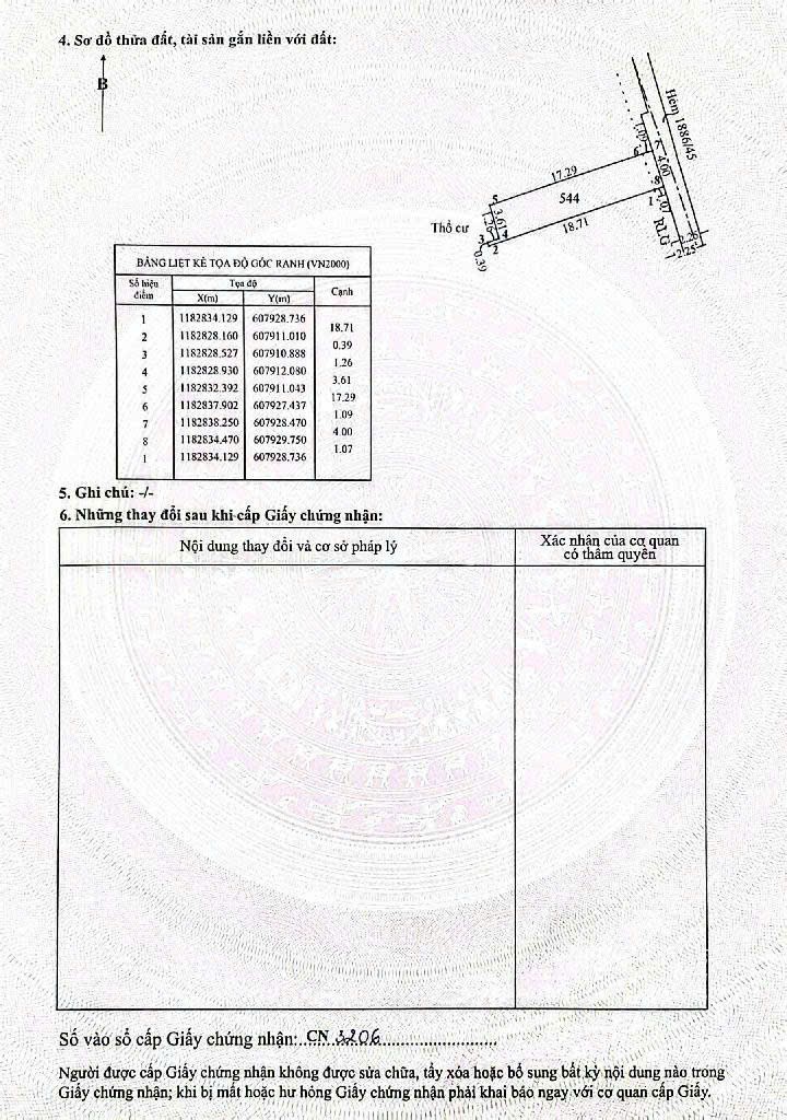 Bán đất  xã Nhà Bè – Huỳnh Tấn Phát- 4x17- 4ty850 2