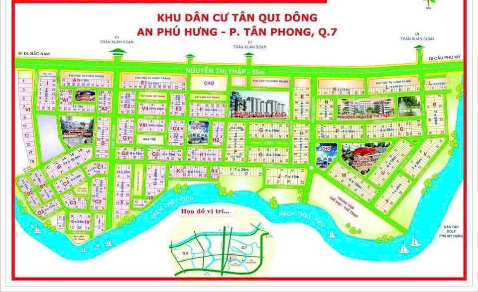 Cần bán Đất Phường Tân Phong, Quận 7, Diện tích 108m², Giá 22 Tỷ 3