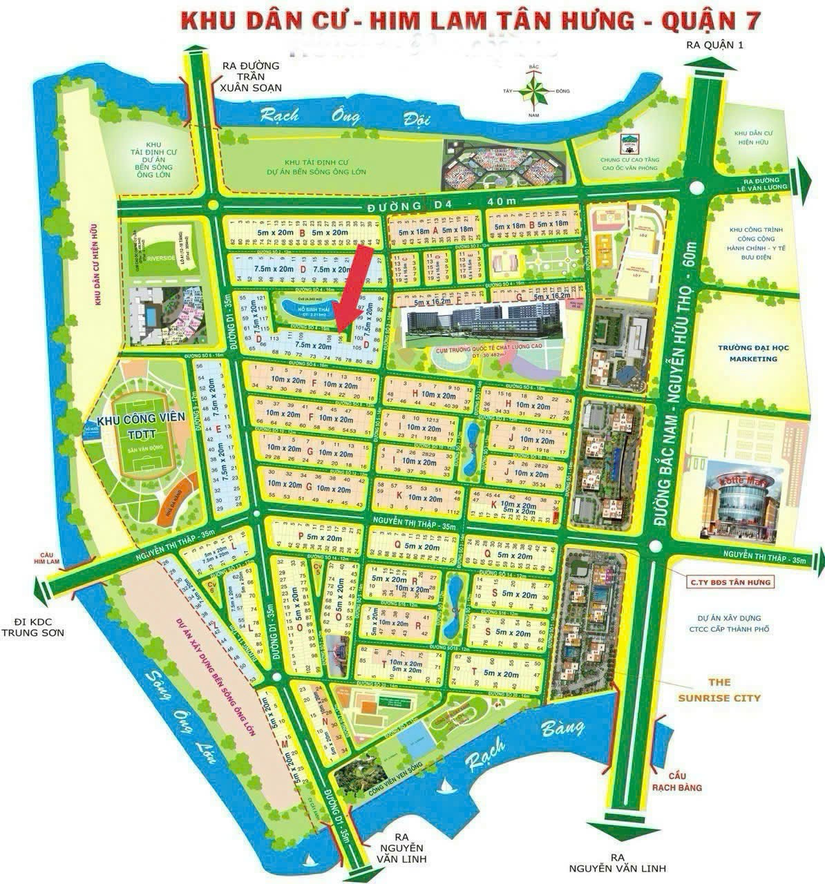 Cần bán Nhà mặt tiền Phường Tân Hưng, Quận 7, Diện tích 150m², Giá 47 Tỷ 2