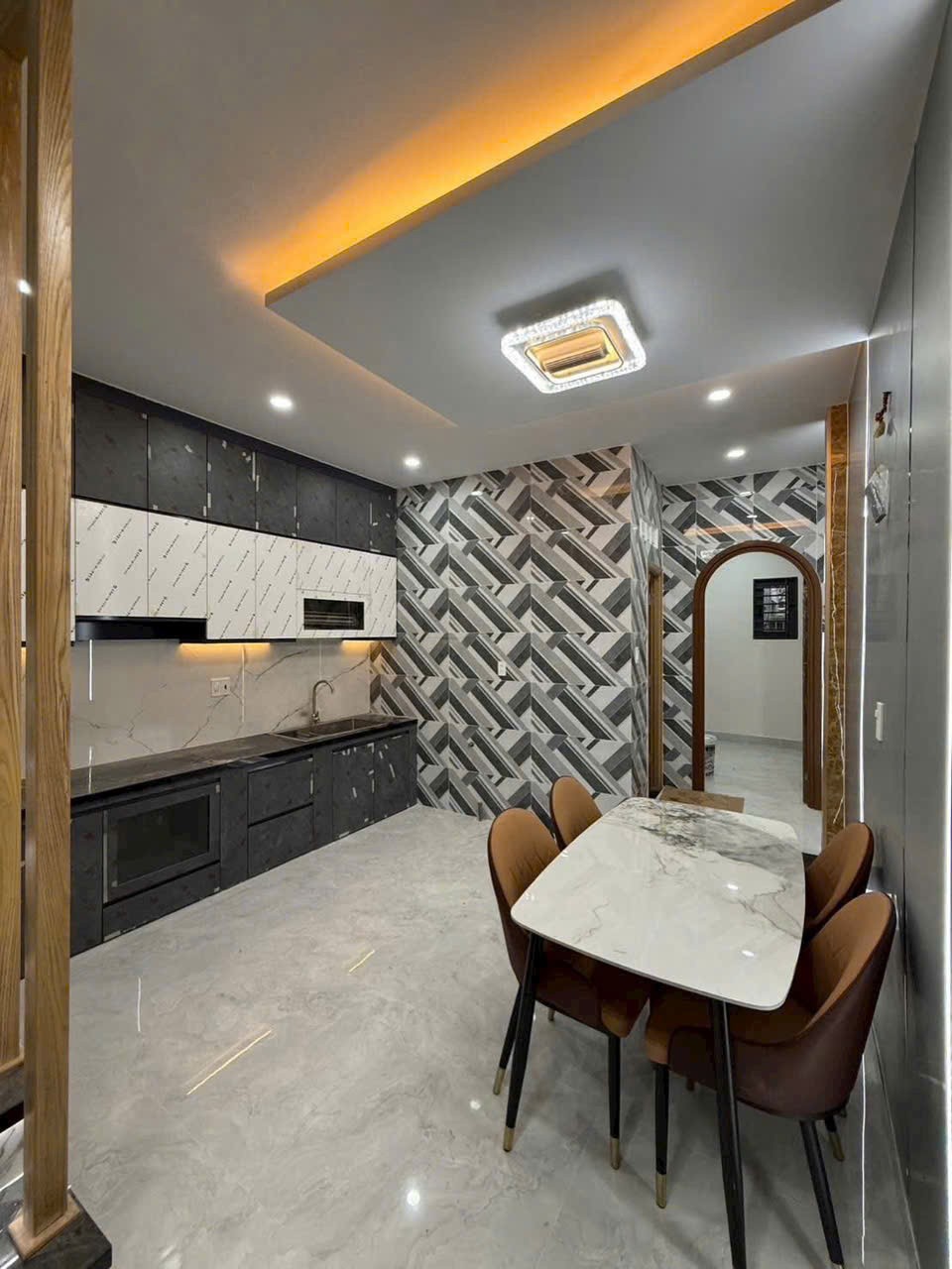 Nhà hẻm Bình Long, Phú Thọ Hòa phong cách luxury dt 64m2 1 lầu 3pn 3wc giá 6,98 tỷ 11