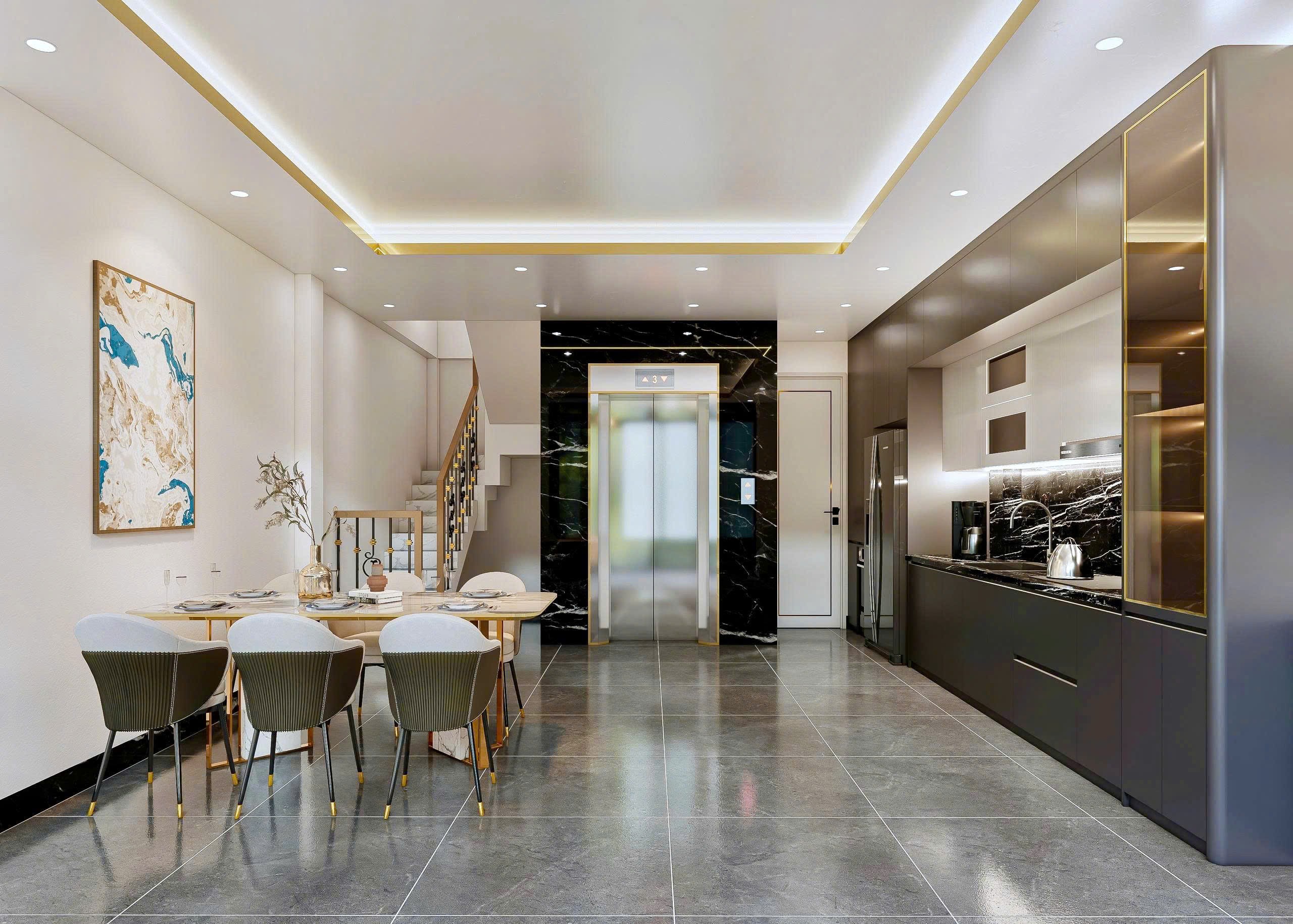 BÁN NHÀ ĐẸP BÁT KHỐI — GẦN CẦU VĨNH TUY 6 tầng full nội thất 2