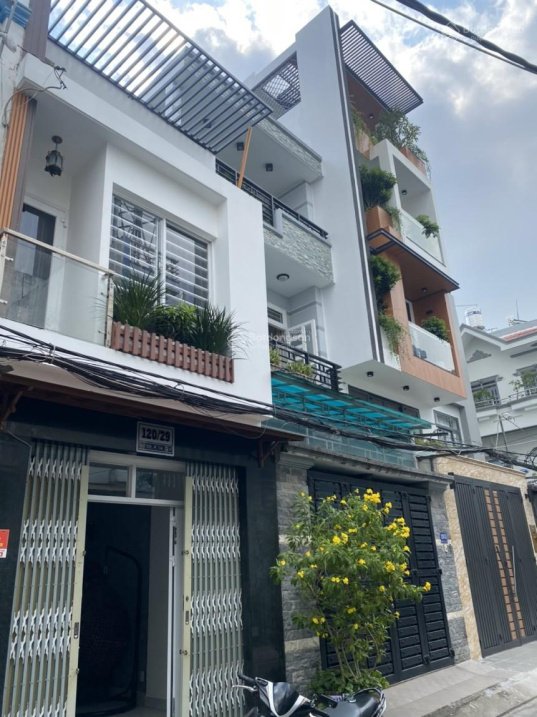 Bán nhà HXH 1 sẹc, thẳng 1 trục, thông Vườn Lài, Tân Hương, Tân Phú - 3 tầng BTCT - 4PN - 5WC
