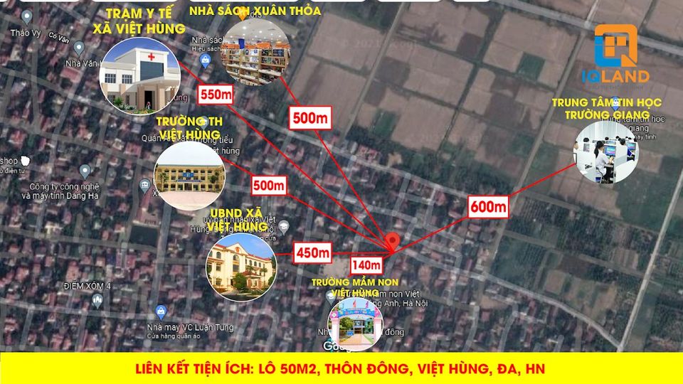 Cần bán Đất nền dự án đường Dục Nội, Xã Việt Hùng, Diện tích 40m², Giá 1.7 Tỷ 2
