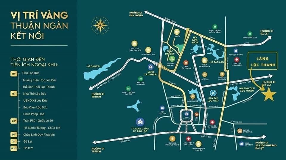 Cần bán Đất Xã Lộc Tân, Bảo Lâm, Diện tích 4000m², Giá Thương lượng