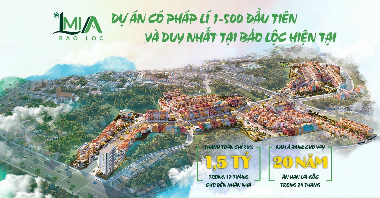 Khu đô thị xanh phong cách Châu Âu đầu tiên tại Lamia Bảo Lộc