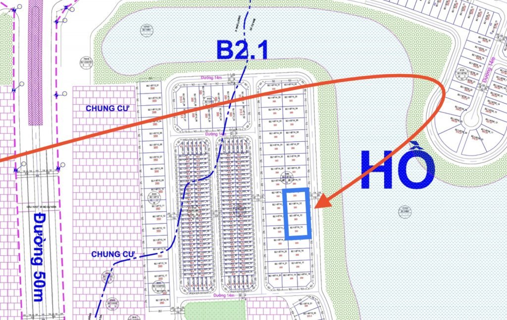 Cần bán lô đất Biệt thự b2.1 - BT14 - ô7 View Hồ giá cắt lỗ tại Thanh Hà Mường Thanh