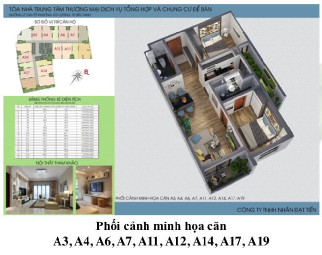 Cần bán Căn hộ chung cư dự án Chung cư Green Pearl Bắc Ninh, Diện tích 74m², Giá 550 Triệu 3