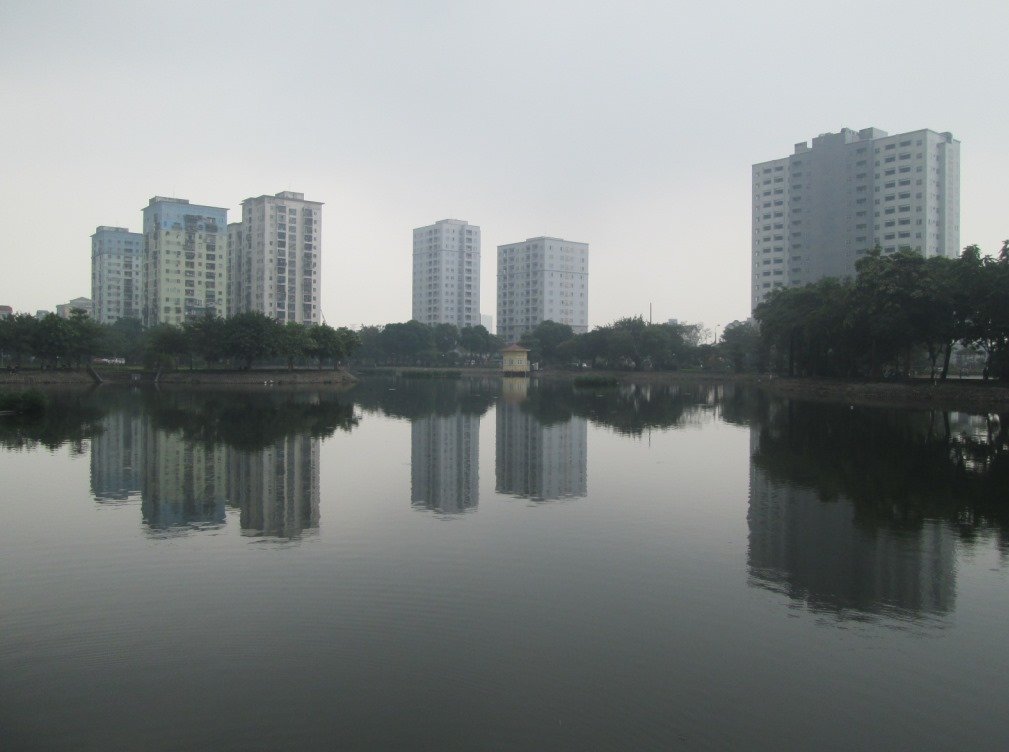 Nhà mặt hồ Đền Lừ, view hồ cạnh Louis City Hoàng Mai 79m2 chỉ 21.9 tỷ. LH 0989.62.6116 3