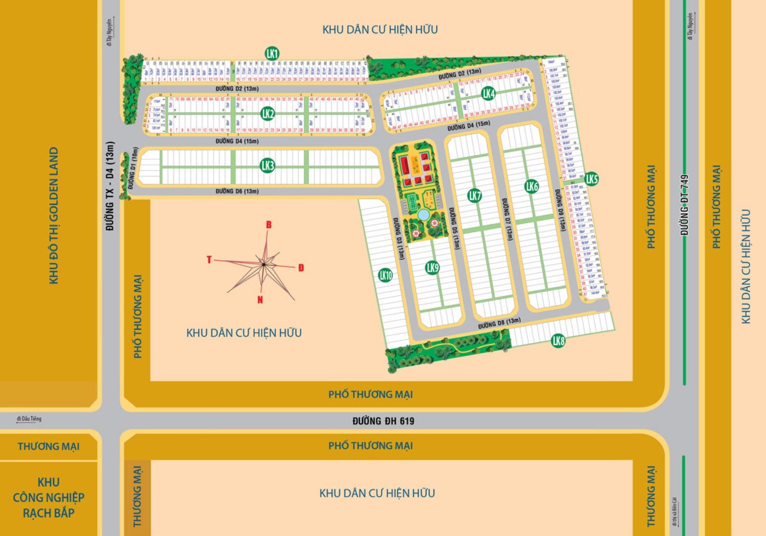 Chính chủ bán lô đất Kdc Lộc Phát, gần chợ Bến Cát 4