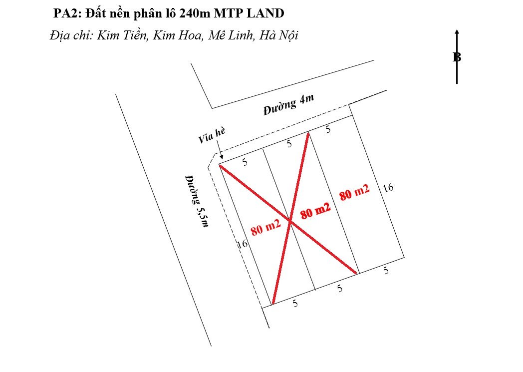 Cần bán Đất Xã Kim Hoa, Mê Linh, Diện tích 80m², Giá 18.5 Triệu/m² 8