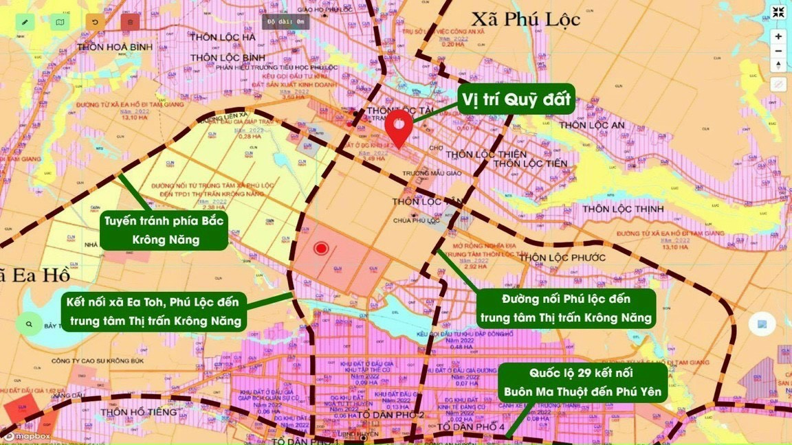 Đất nền trung tâm hành chính KDC Phú Lộc – Phía đông Buôn Mê Thuột 3