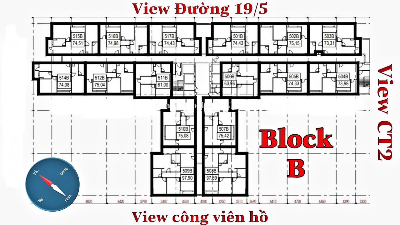 Cần bán hộ chung cư CT3 Vĩnh Điềm Trung mới 100%, giá chỉ 1,52 tỷ. 2