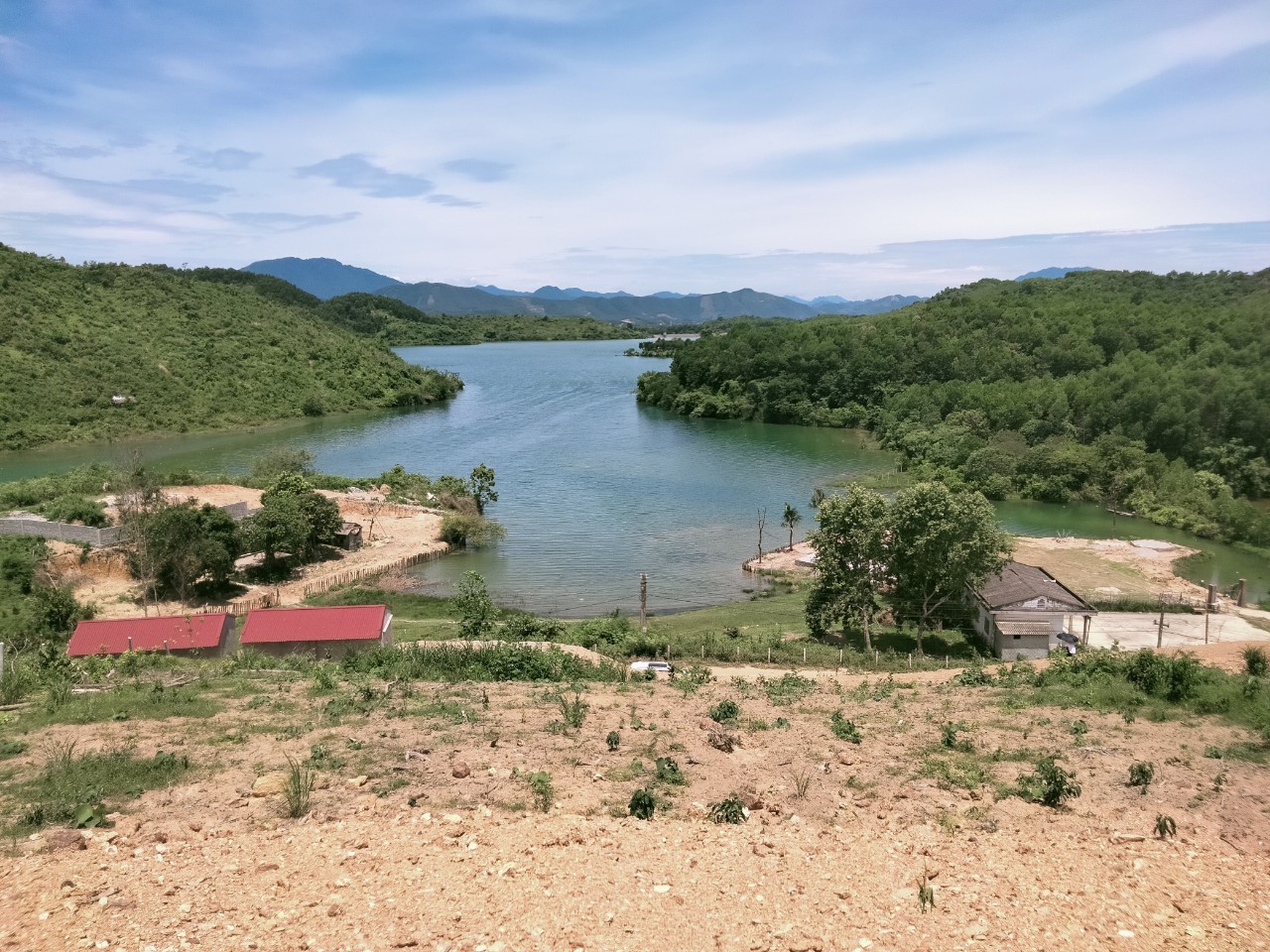 4171M BÁM 80M ĐƯỜNG NHỰA VIEW TOÀN BỘ  HỒ ĐỒNG BÃI GIÁ 2