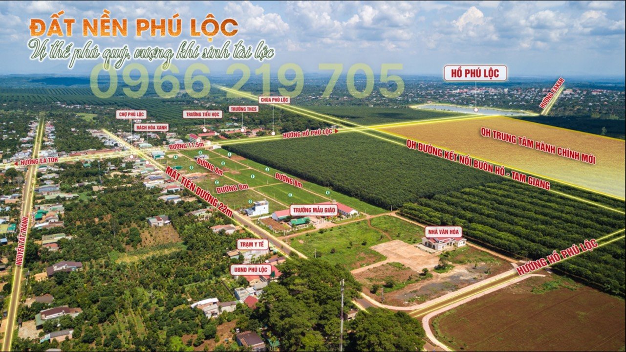 KDC Phú Lộc điểm sáng đầu tư cuối năm 2022 tại Đăk Lăk, chiết khấu lên đến 14%. 2