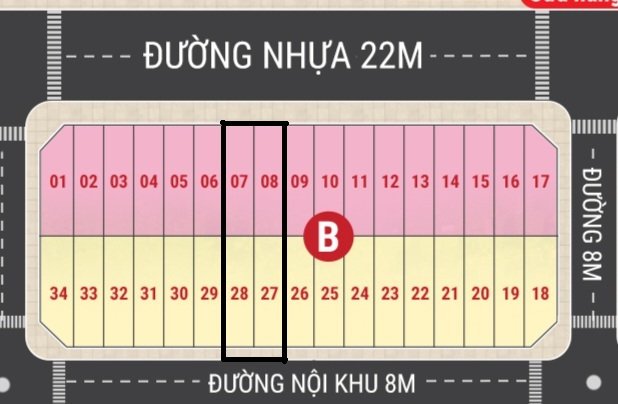 Lô đất mặt tiền đường 22m với diện tích 528m2 giá chỉ 8.9tr/m2. 9