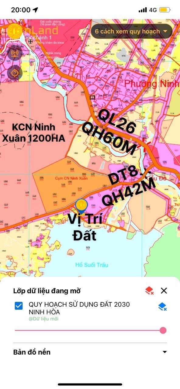 Bán đất Ninh Xuân Ninh Hoà đường QH 16m view hồ Suối Trầu Ninh Hoà 4