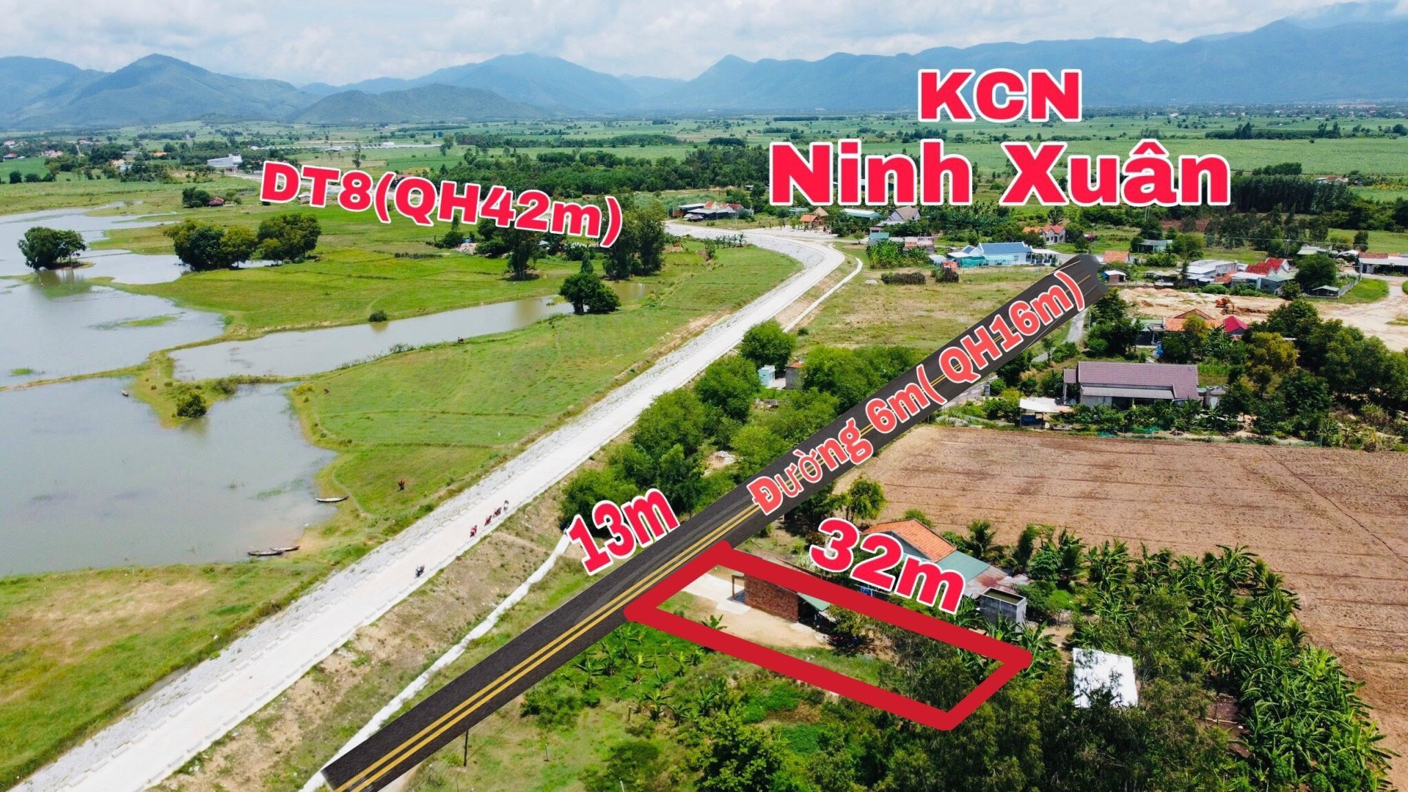 Bán đất Ninh Xuân Ninh Hoà đường QH 16m view hồ Suối Trầu Ninh Hoà 6