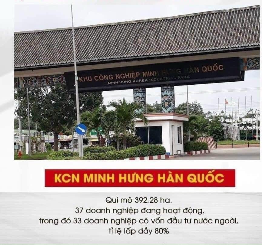 CHÍNH CHỦ CẦN BÁN GẤP HƠN 1000M2 ĐẤT SÀO PHƯỜNG MINH HƯNG GẦN KCN MINH HƯNG HÀN QUỐC, SHR 3