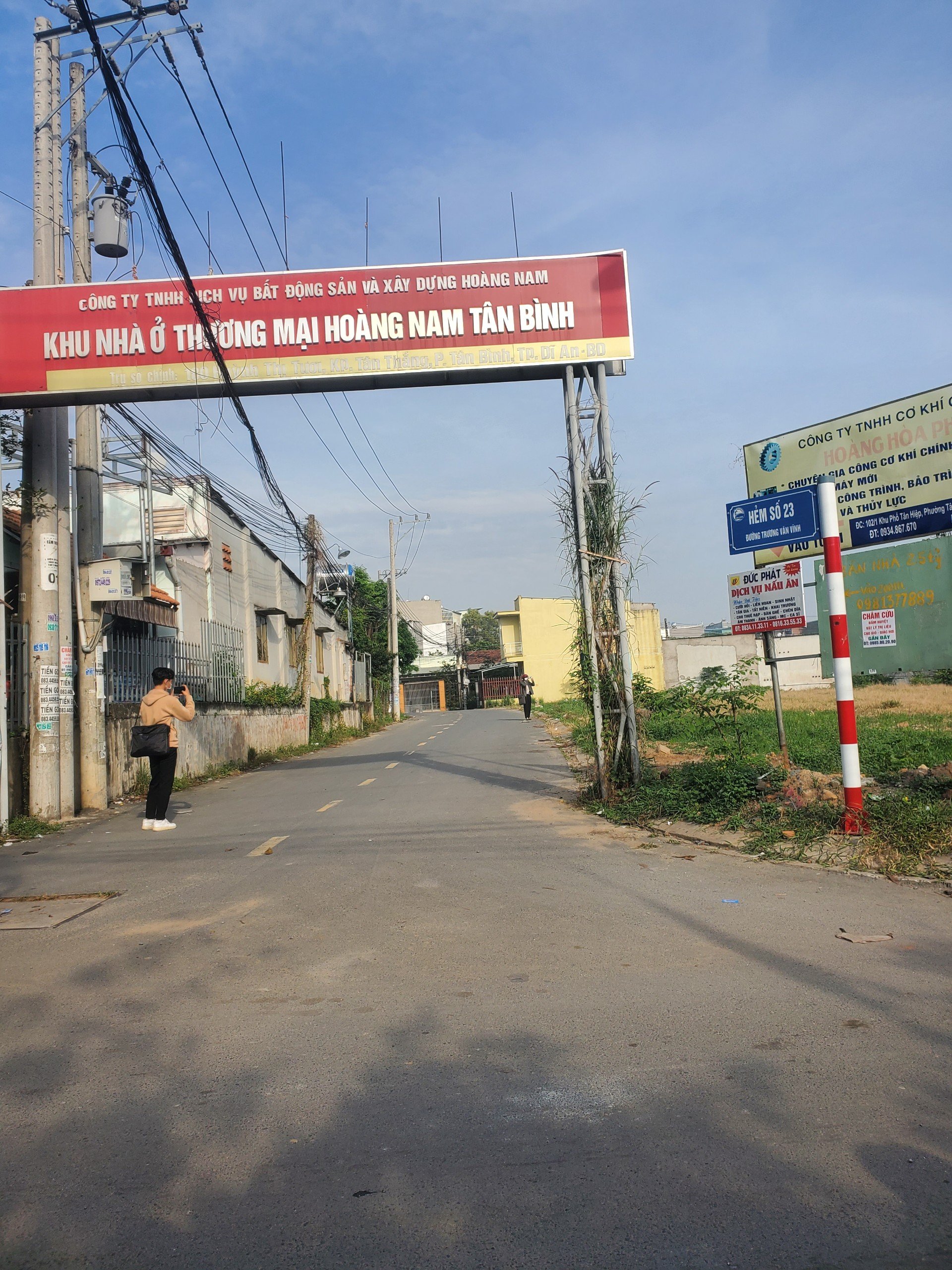 Ra gấp lô đất ngộp mặt tiền đường Trương Văn Vĩnh - DT 100m², có thổ cư 3