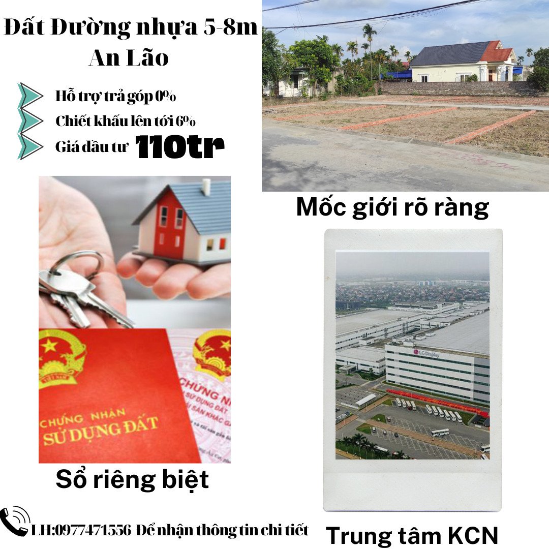 Cần bán Đất đường 304, Xã Quang Hưng, Diện tíCần tiền bán cắt lỗ lô đất ngay trục đường nhựa 2 ôto tránh nhau. Hỗ trợ trả góp cho khách hàng lên tới 120 ngàych 65m², Giá Thương lượng