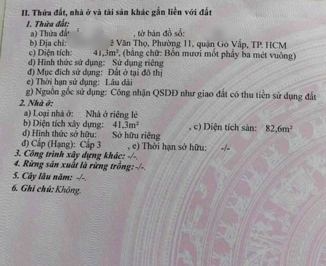 Bán nhà Hẻm xe hơi, Lê Văn Thọ, 4x11m, 2 tầng chỉ 4 tỷ