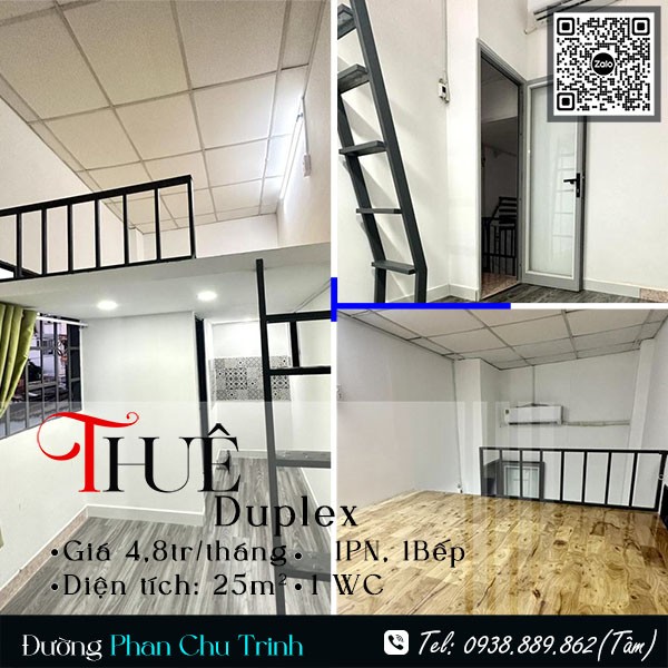 Cho thuê CHDV duplex Phan Chu Trinh Full nội thất 2