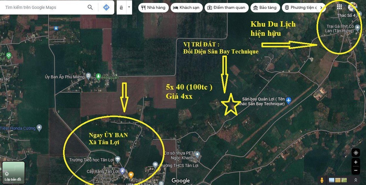 Đất Ngộp vành đai sân bay Téchnich Tân Lợi, Hớn Quản, Bình Phước 4