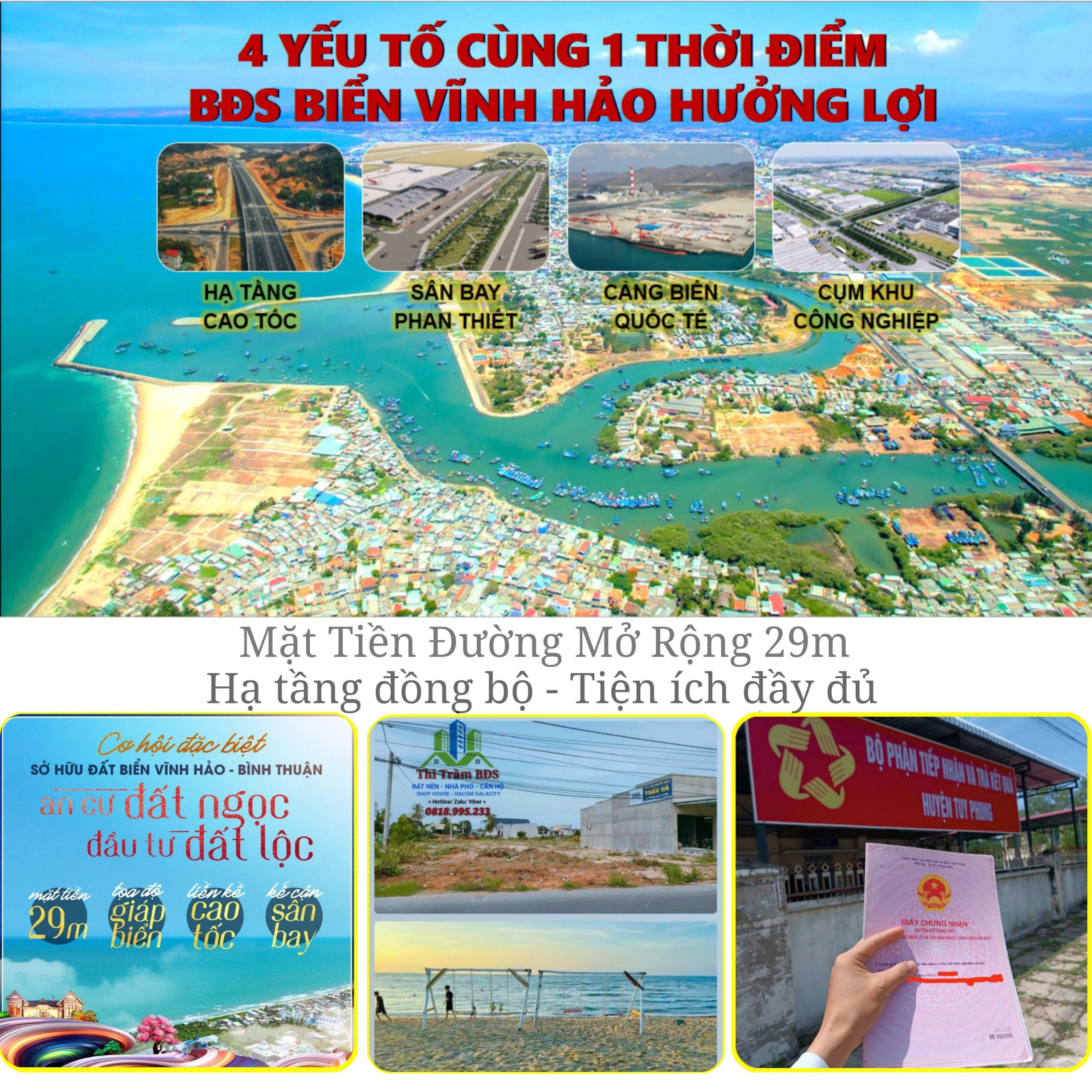 Chính Chủ Có Đất Cần Bán Ngay Khu Dân Cư Phước Thể, Ven Biển Bình Thuận Giá Chỉ từ 7xxTR/nền Sẵn Sổ 4