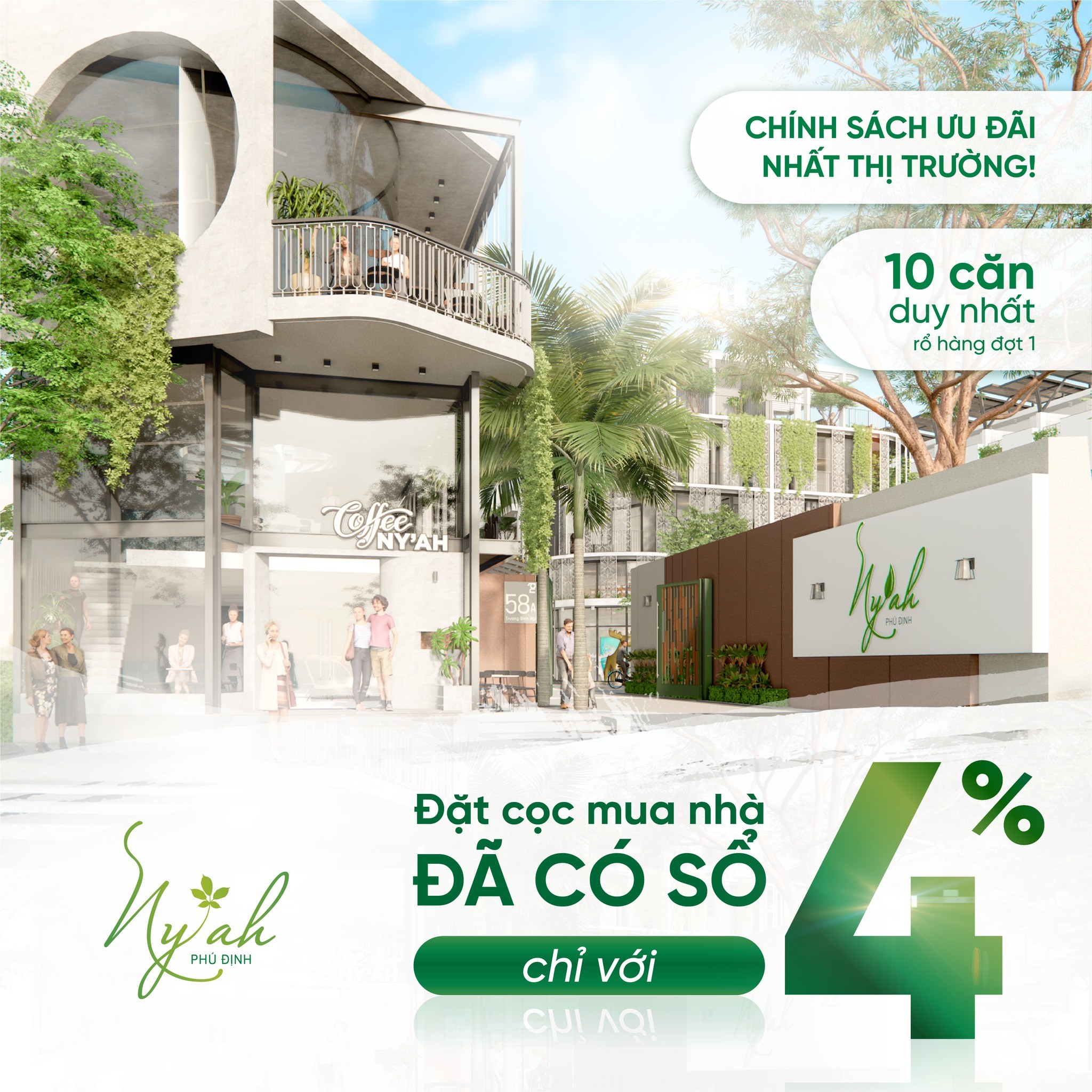 Bán nhà phố liền kề, khu nhà biệt lập Ny'Ah Phú Định - Quận 8 1