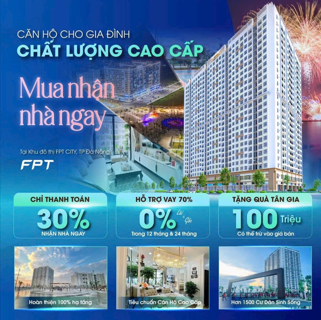 Cần bán Căn hộ chung cư đường Võ Chí Công, Phường Hòa Hải, Diện tích 70m², Giá 570 Triệu 3