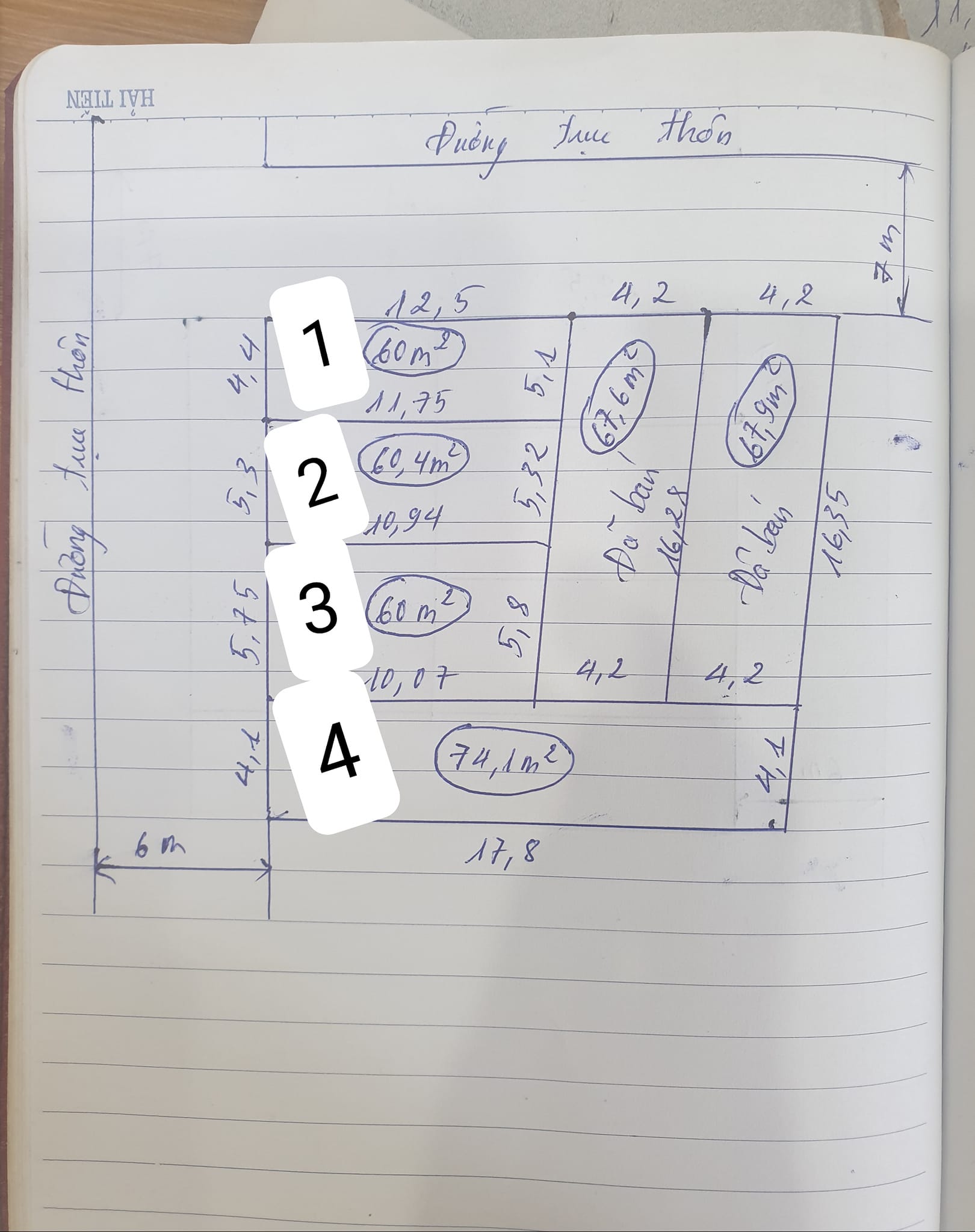 Lô đất tại Tân Tiến An Dương, 60m2 đường thông 7m 3