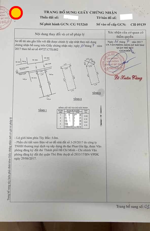 Bán nhà Hiệp Bình Chánh, Thủ Đức, 3 tầng, 4PN hẽm ôtô, giá 5.3 tỷ. 4