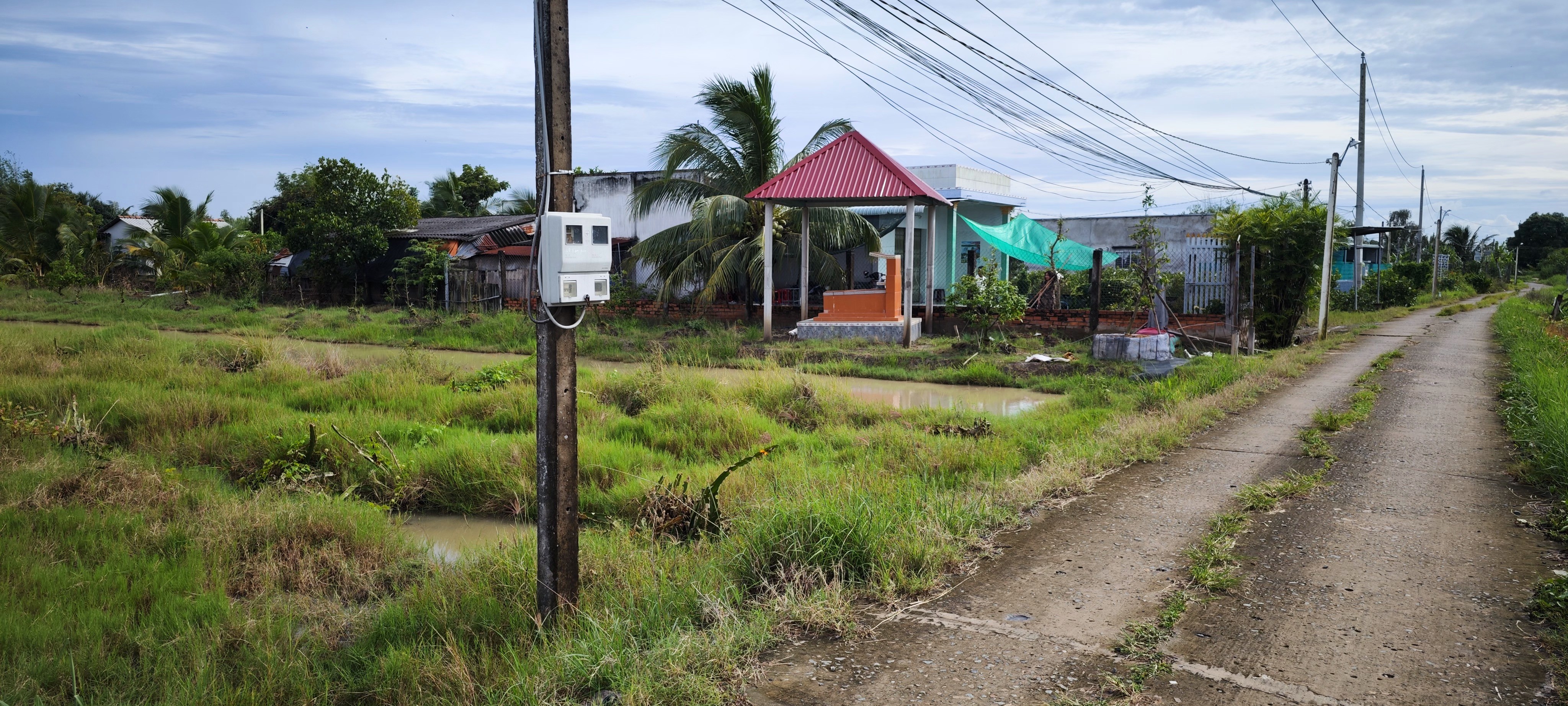 Bán lô đất lúa chuyển thổ 1,2 tỷ.công gần đường vành đai 4 4