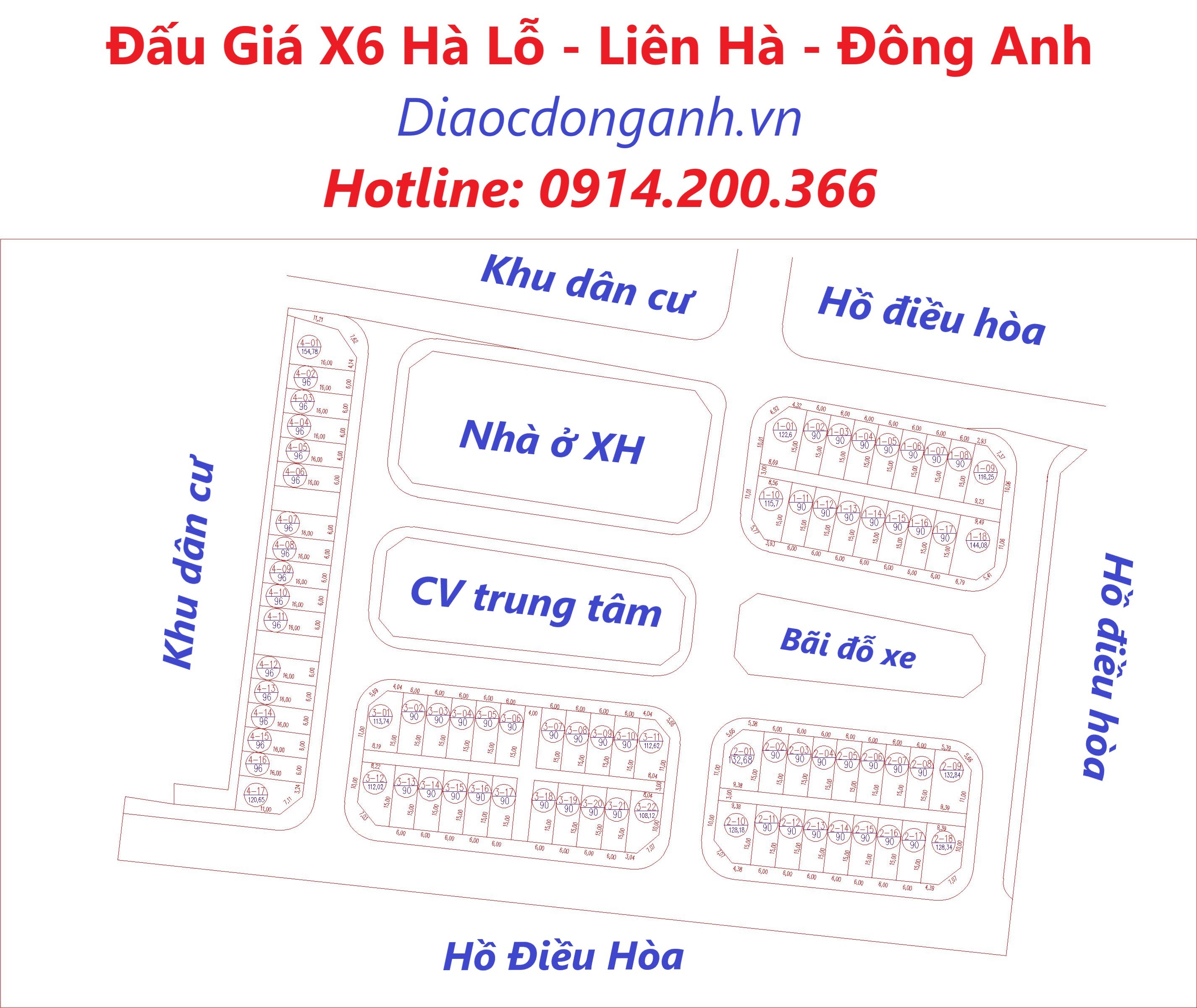 Chính chủ bán hoa khôi 90m view vườn hoa - đấu giá Hà Lỗ,Đông Anh. Giá siêu hấp dẫn. LH:0914200366 2