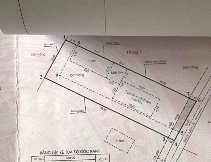 Giá Bán trong tuần, Hơn 10 tỷ cho Dãy trọ 370m2, ngang 11m, HĐ thuê 360tr/năm 4