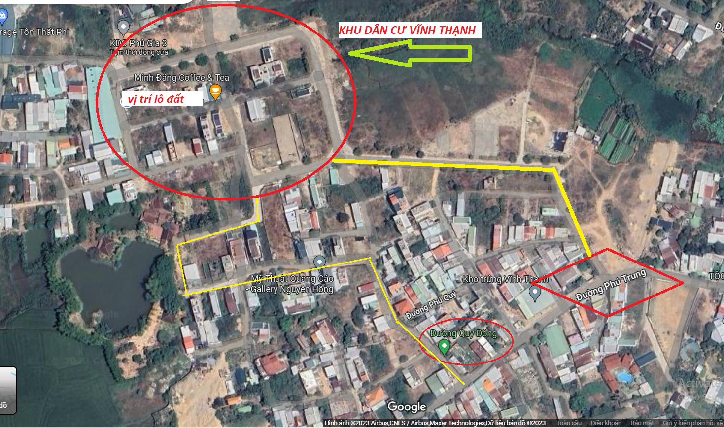 Cần bán Đất gần đường Phú Trung, Xã Vĩnh Thạnh, Diện tích 100m², Giá 1.5 Tỷ