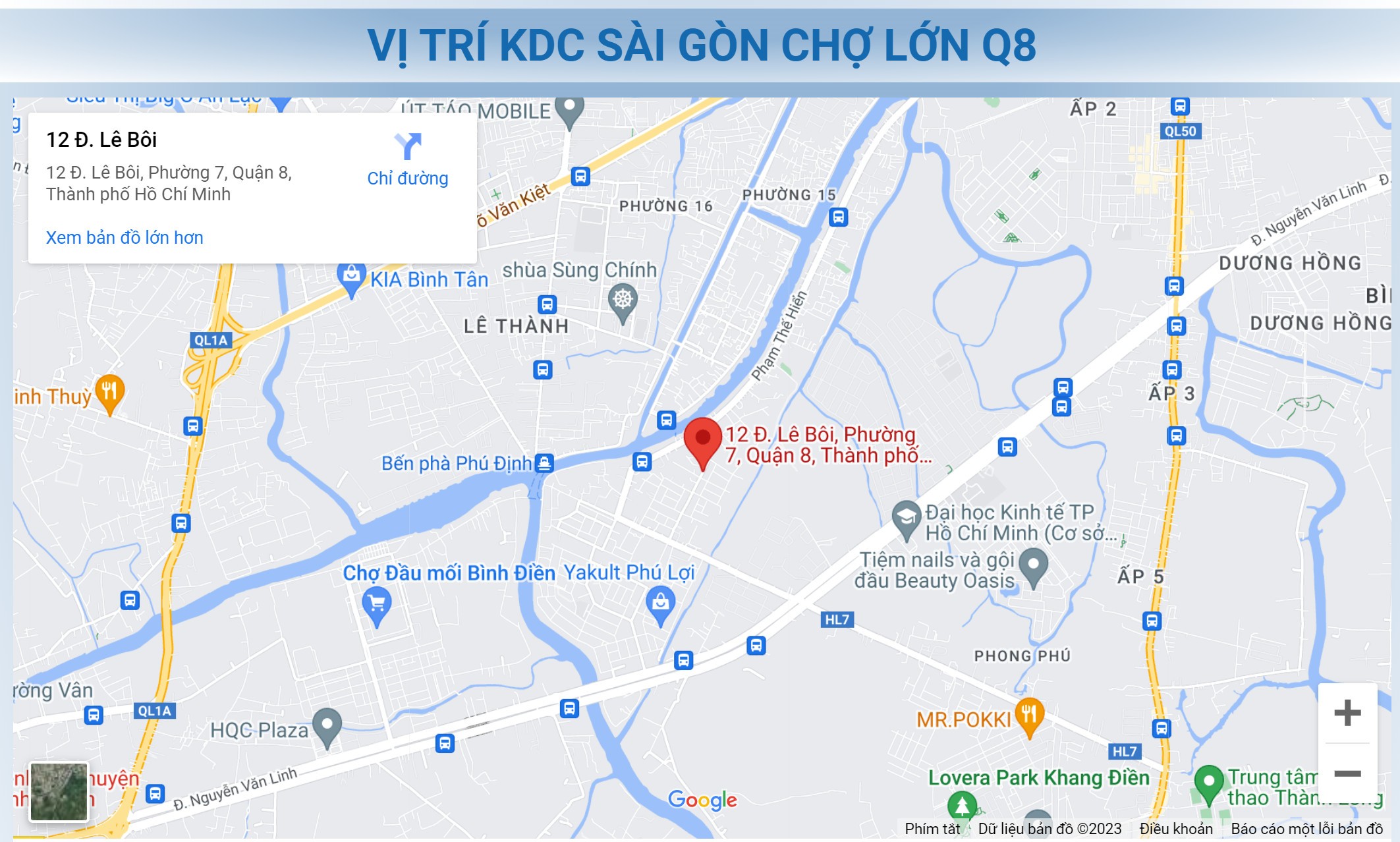 Bán đất Sài Gòn Chợ Lớn, Phạm Thế Hiển P7, Q8 3