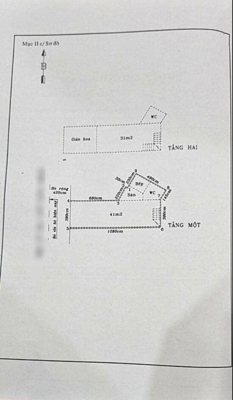 Bán nhà mặt đường Hàng Kênh, 64m 2 tầng GIÁ 9.6 tỉ vị trí kinh doanh đắc địa 3