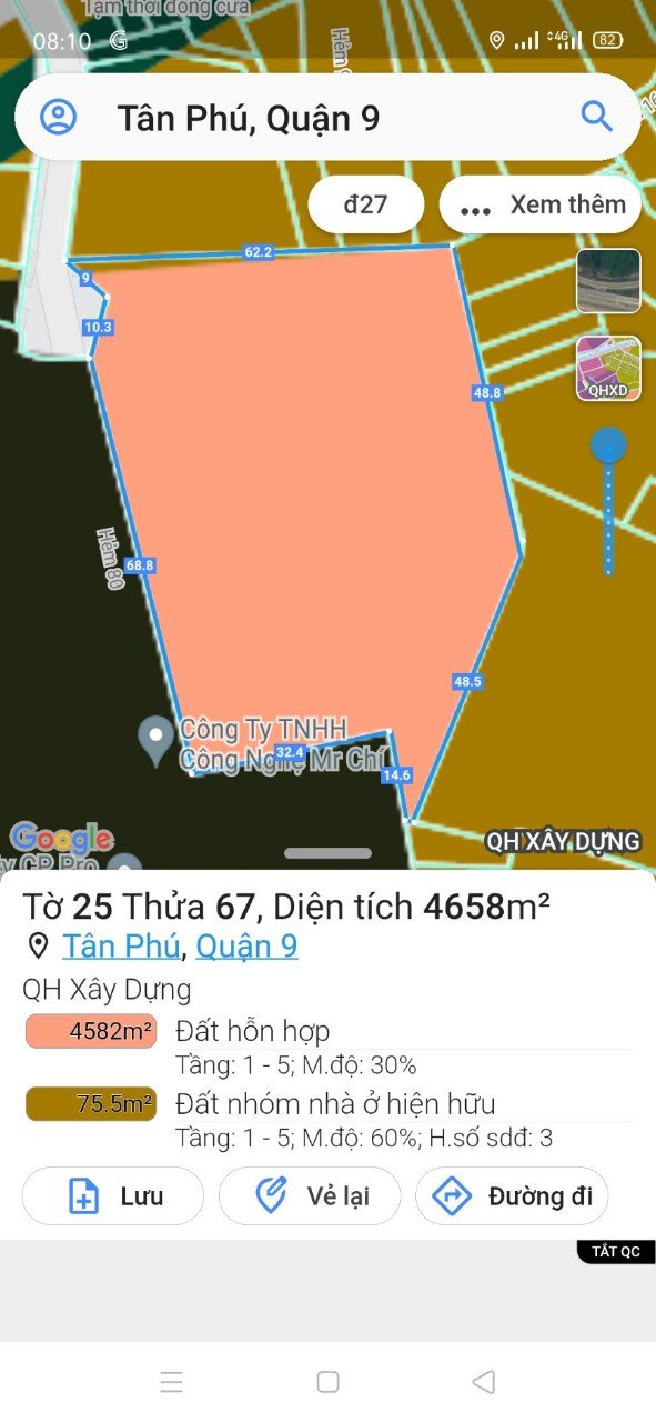 BDS HVL Cho Thuê 4600m2 Đất Trống Xa Lộ Hà Nội Tân Phú Q9 Giá Tốt 4