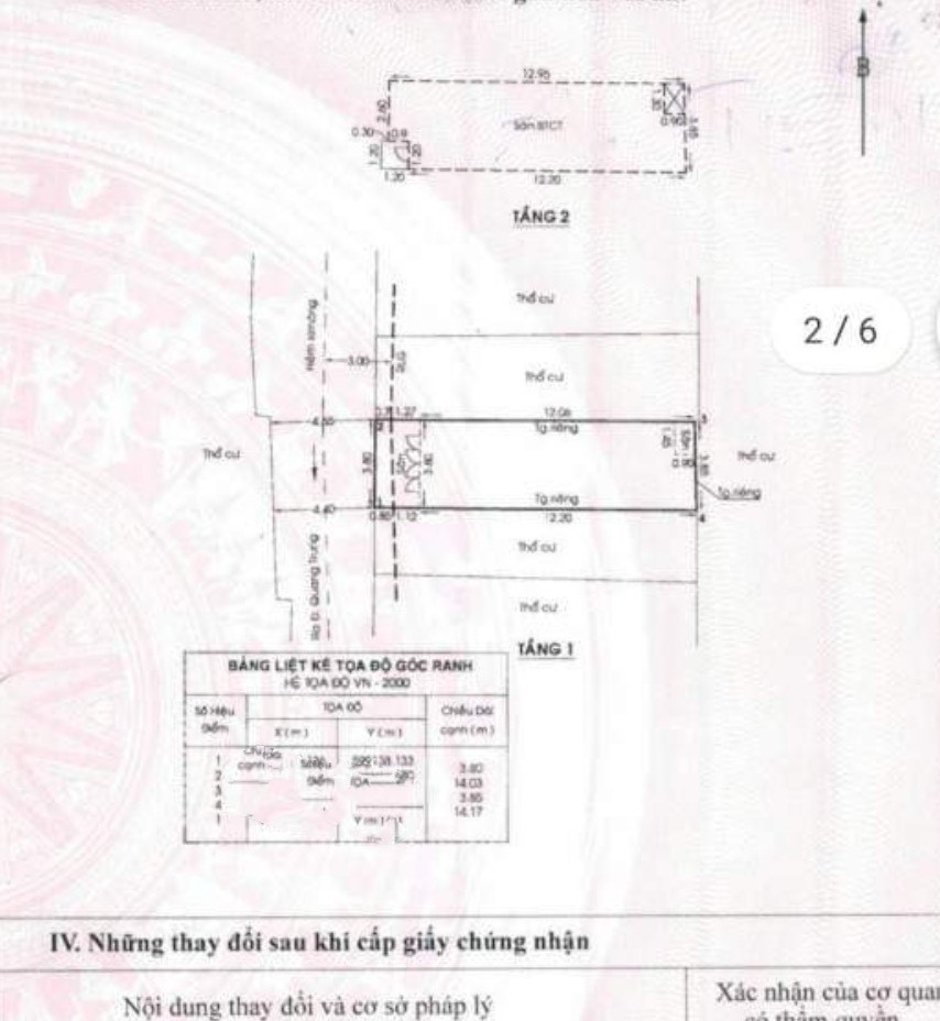 Bán nhà Quang Trung, Hẻm xe hơi, 4x14m, 2 tầng BTCT chỉ 4.4 tỷ TL 2